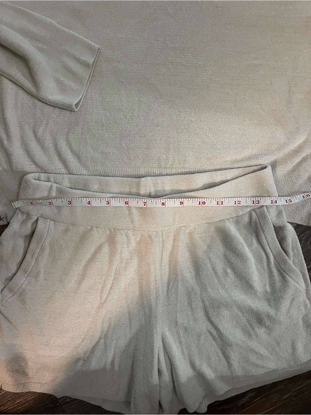 Barefoot Dreams CozyChic Ultra Lite Pullover Short Set Size Small - Picture 6 of 12